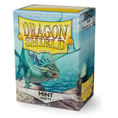 Dragon Shield: Standard 100ct Sleeves - Mint (Matte) | Gamers Paradise