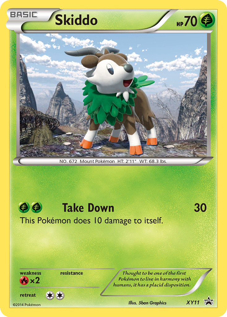 Skiddo (XY11) [XY: Black Star Promos] | Gamers Paradise