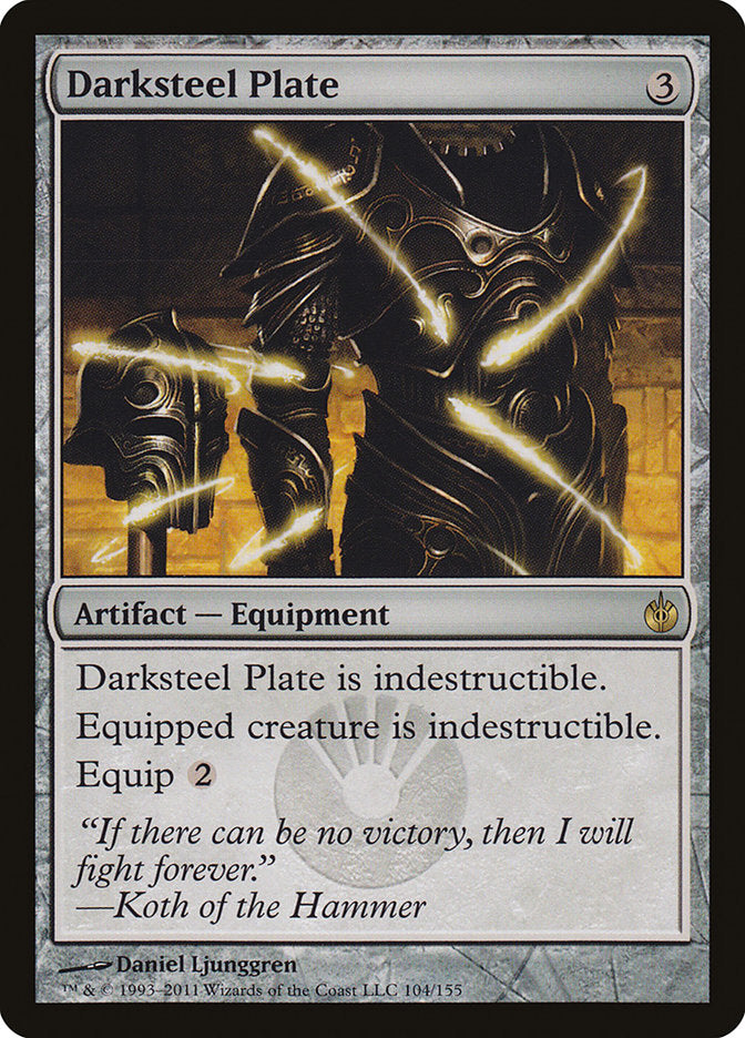 Darksteel Plate [Mirrodin Besieged] | Gamers Paradise
