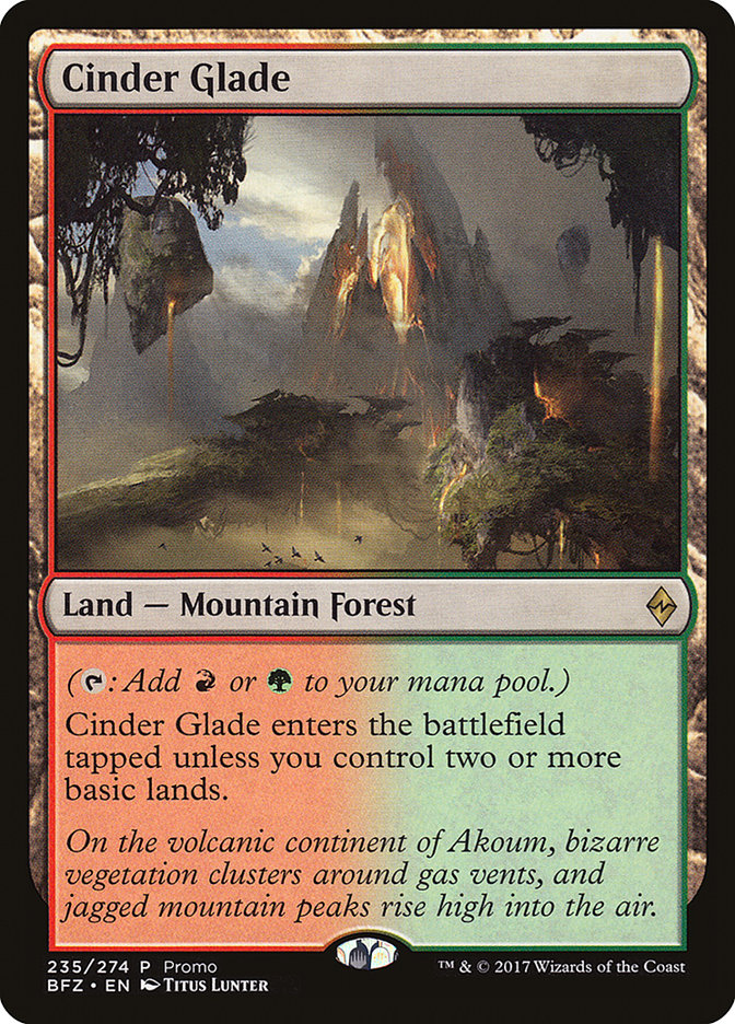 Cinder Glade (Promo) [Standard Showdown Promos] | Gamers Paradise