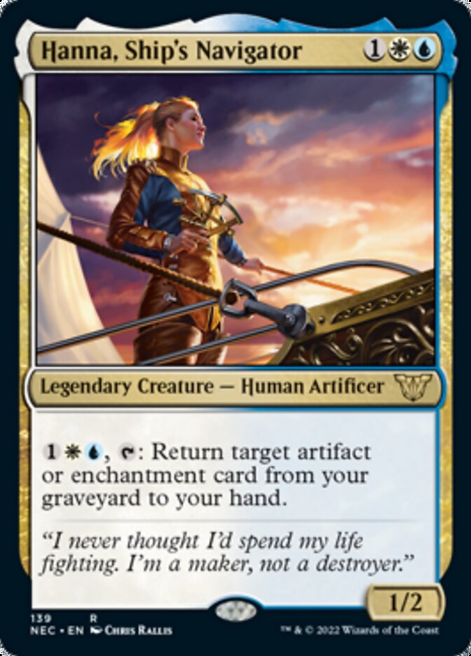 Hanna, Ship's Navigator [Kamigawa: Neon Dynasty Commander] | Gamers Paradise