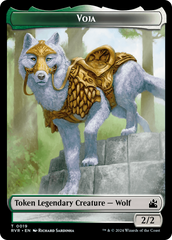 Saproling // Voja Double-Sided Token [Ravnica Remastered Tokens] | Gamers Paradise
