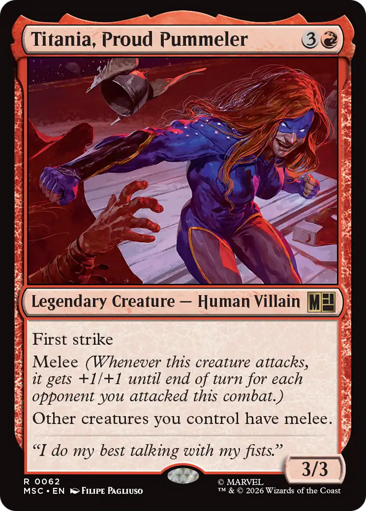 Titania, Proud Pummeler [Marvel Super Heroes Commander] | Gamers Paradise