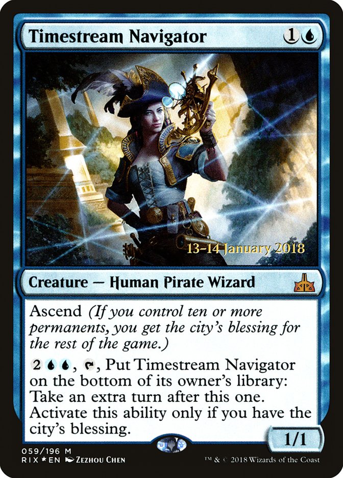 Timestream Navigator [Rivals of Ixalan Prerelease Promos] | Gamers Paradise