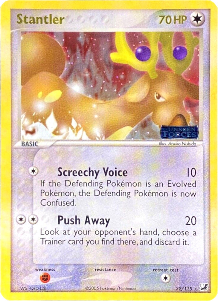 Stantler (32/115) (Stamped) [EX: Unseen Forces] | Gamers Paradise