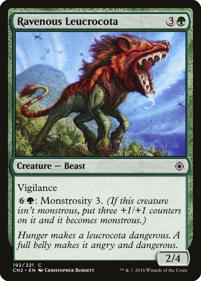 Ravenous Leucrocota [Conspiracy: Take the Crown] | Gamers Paradise