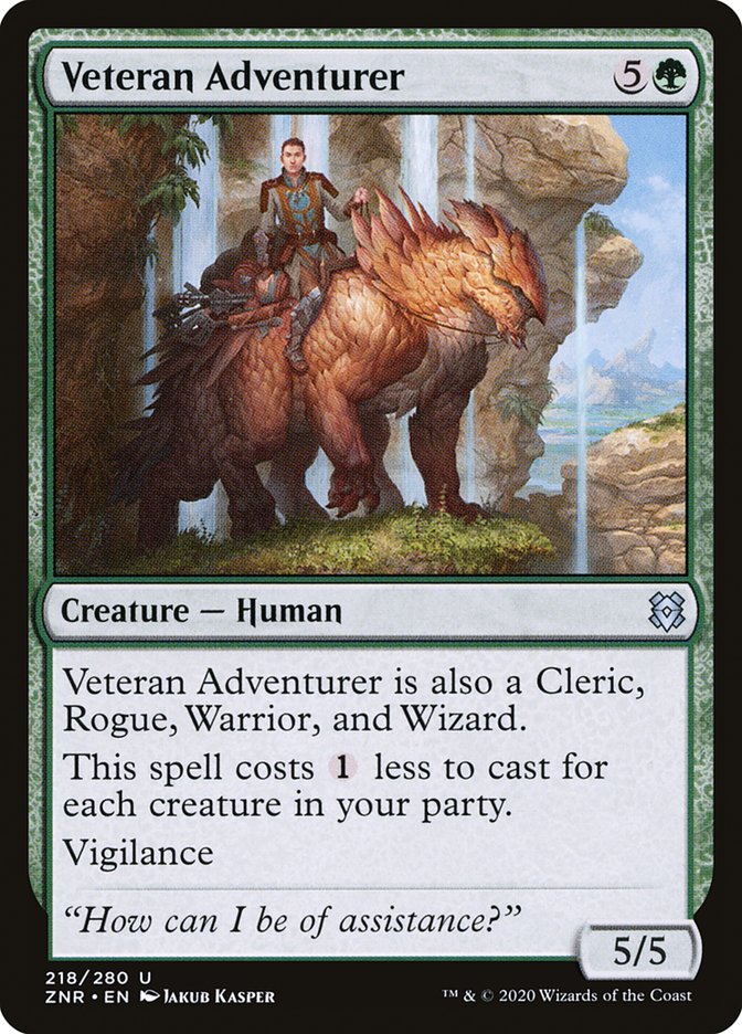Veteran Adventurer [Zendikar Rising] | Gamers Paradise