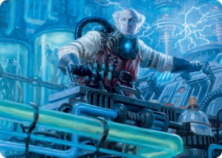 Ludevic, Necrogenius Art Card [Innistrad: Midnight Hunt Art Series] | Gamers Paradise