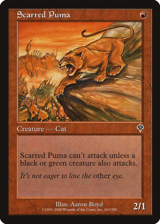 Scarred Puma [Invasion] | Gamers Paradise