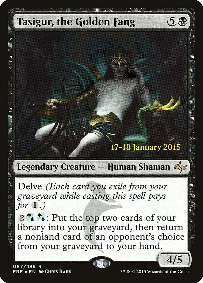 Tasigur, the Golden Fang [Fate Reforged Prerelease Promos] | Gamers Paradise