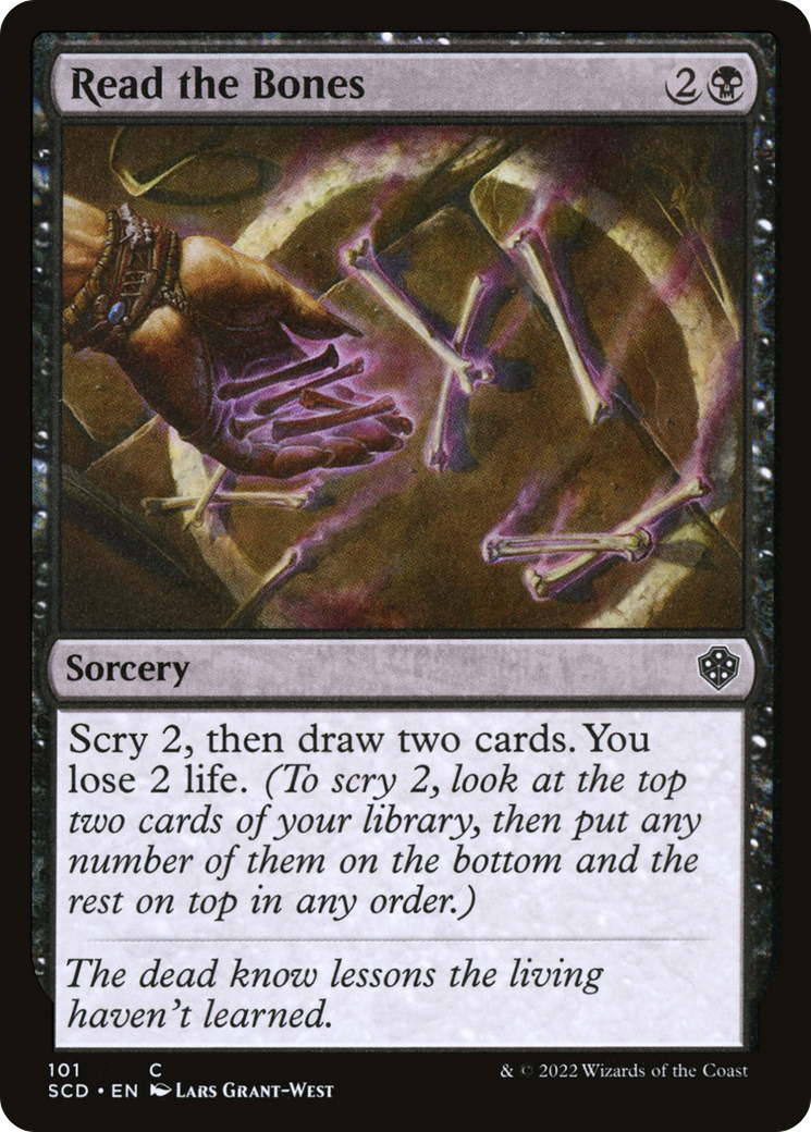 Read the Bones [Starter Commander Decks] | Gamers Paradise