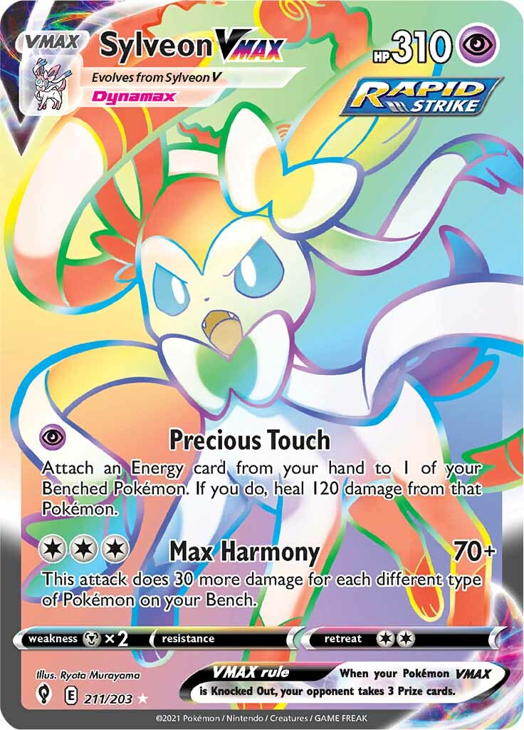 Sylveon VMAX (211/203) [Sword & Shield: Evolving Skies] | Gamers Paradise