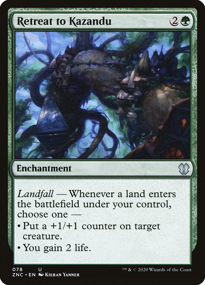 Retreat to Kazandu [Zendikar Rising Commander] | Gamers Paradise