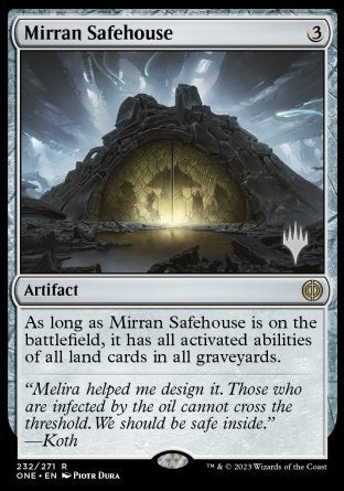 Mirran Safehouse (Promo Pack) [Phyrexia: All Will Be One Promos] | Gamers Paradise