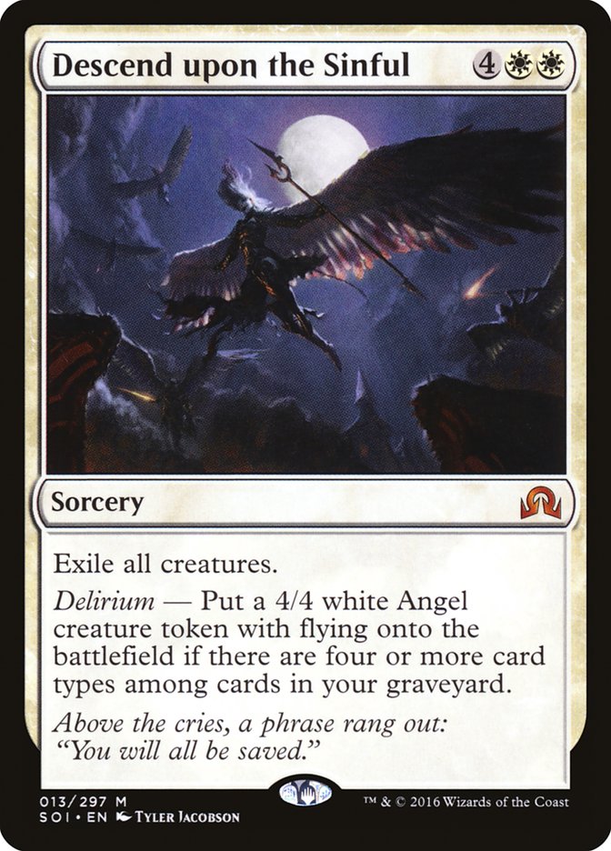 Descend upon the Sinful [Shadows over Innistrad] | Gamers Paradise