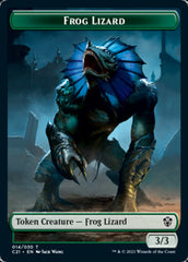 Frog Lizard // Elephant Double-Sided Token [Commander 2021 Tokens] | Gamers Paradise