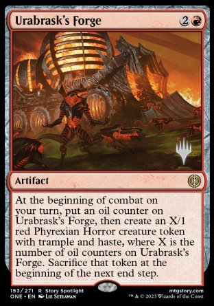 Urabrask's Forge (Promo Pack) [Phyrexia: All Will Be One Promos] | Gamers Paradise