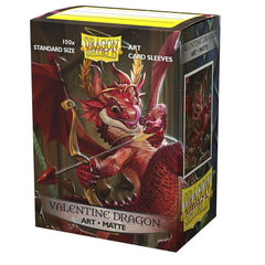 Dragon Shield: Standard 100ct Art Sleeves - Valentine Dragon (2020) | Gamers Paradise