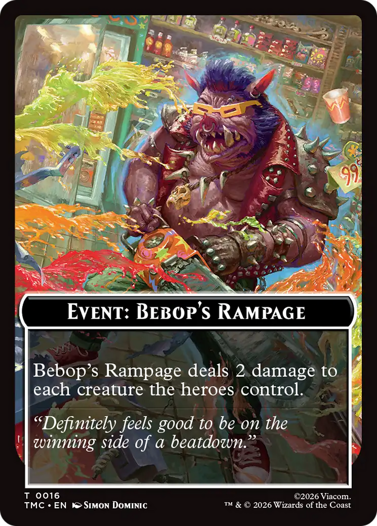 Event: Bebop's Rampage [Teenage Mutant Ninja Turtles Commander Tokens] | Gamers Paradise