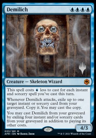 Demilich (Promo Pack) [Dungeons & Dragons: Adventures in the Forgotten Realms Promos] | Gamers Paradise