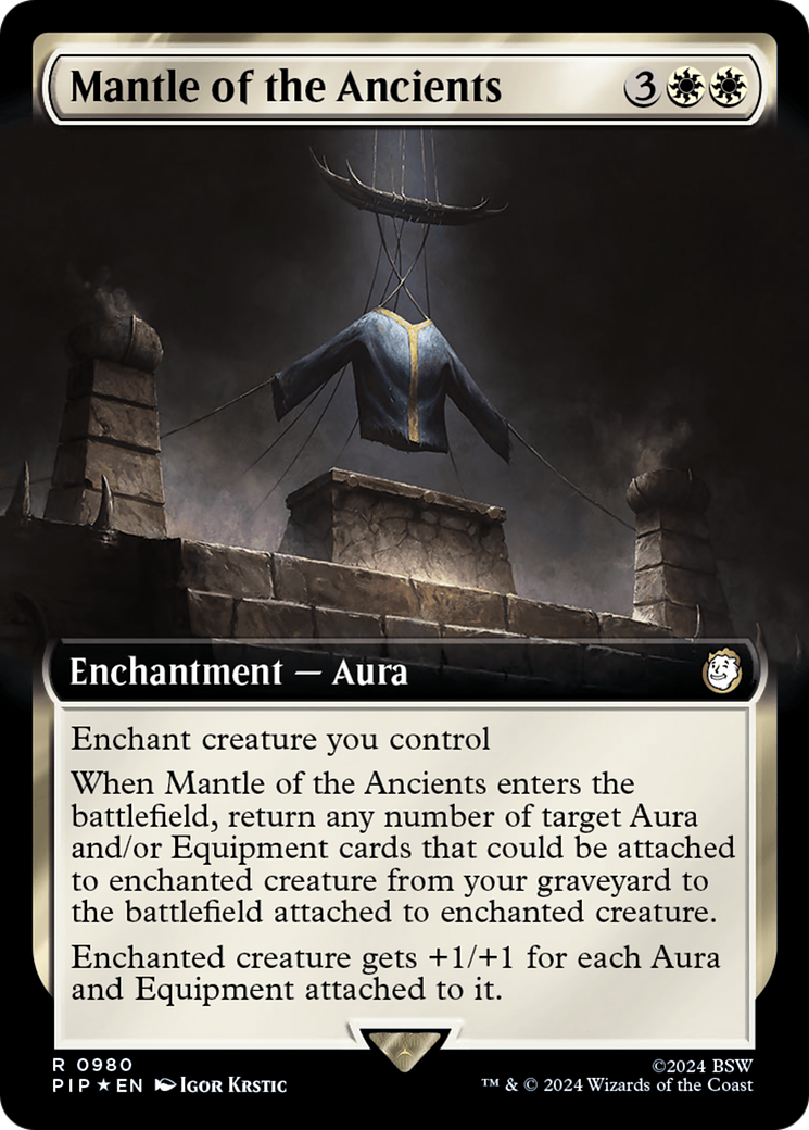 Mantle of the Ancients (Extended Art) (Surge Foil) [Fallout] | Gamers Paradise