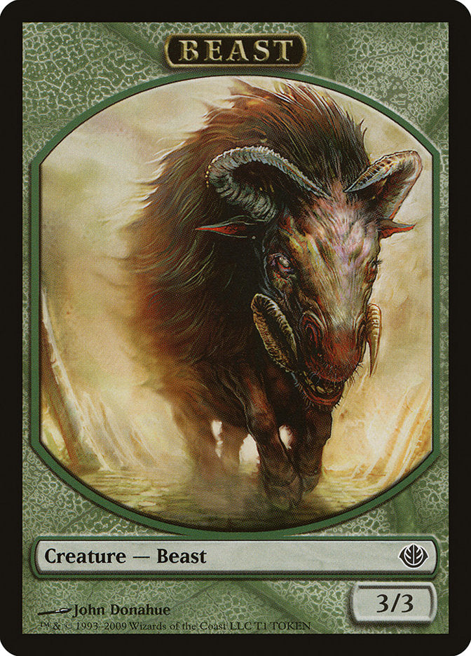 Beast Token (T1) [Duel Decks: Garruk vs. Liliana Tokens] | Gamers Paradise