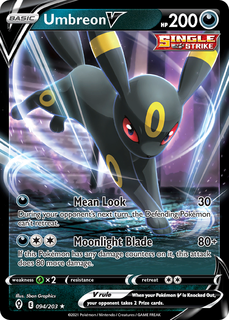 Umbreon V (094/203) (Intro Deck) [Sword & Shield: Evolving Skies] | Gamers Paradise