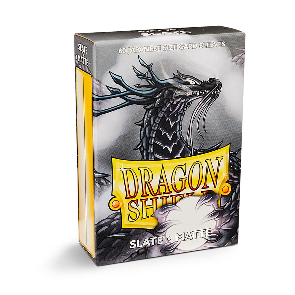 Dragon Shield: Japanese Size 60ct Sleeves - Slate (Matte) | Gamers Paradise