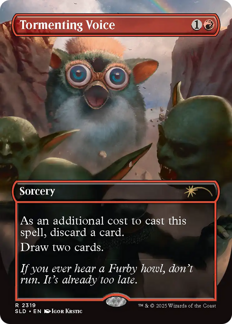 Tormenting Voice (Rainbow Foil) [Secret Lair Drop Series] | Gamers Paradise