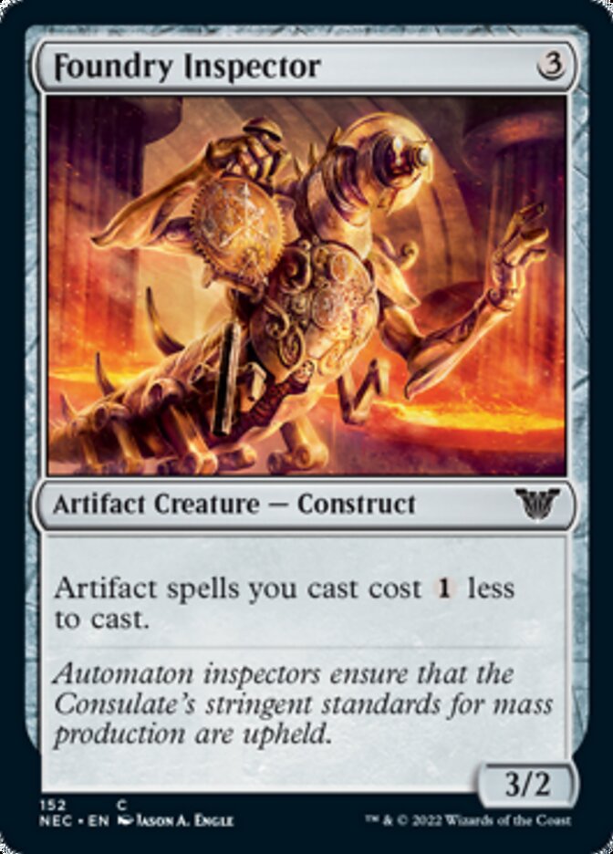 Foundry Inspector [Kamigawa: Neon Dynasty Commander] | Gamers Paradise