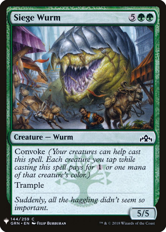 Siege Wurm [Mystery Booster] | Gamers Paradise