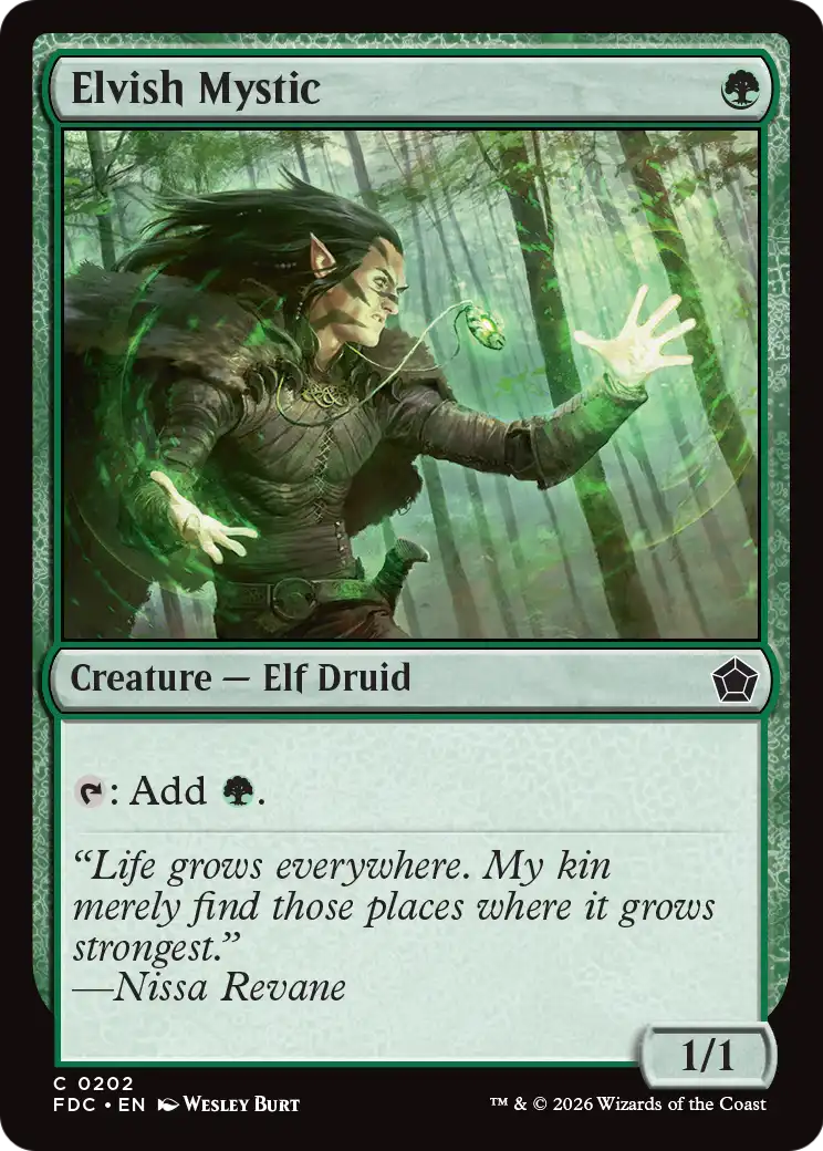 Elvish Mystic [Foundations Commander] | Gamers Paradise