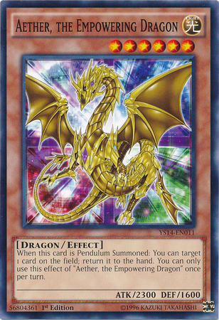 Aether, the Empowering Dragon [YS14-EN011] Common | Gamers Paradise