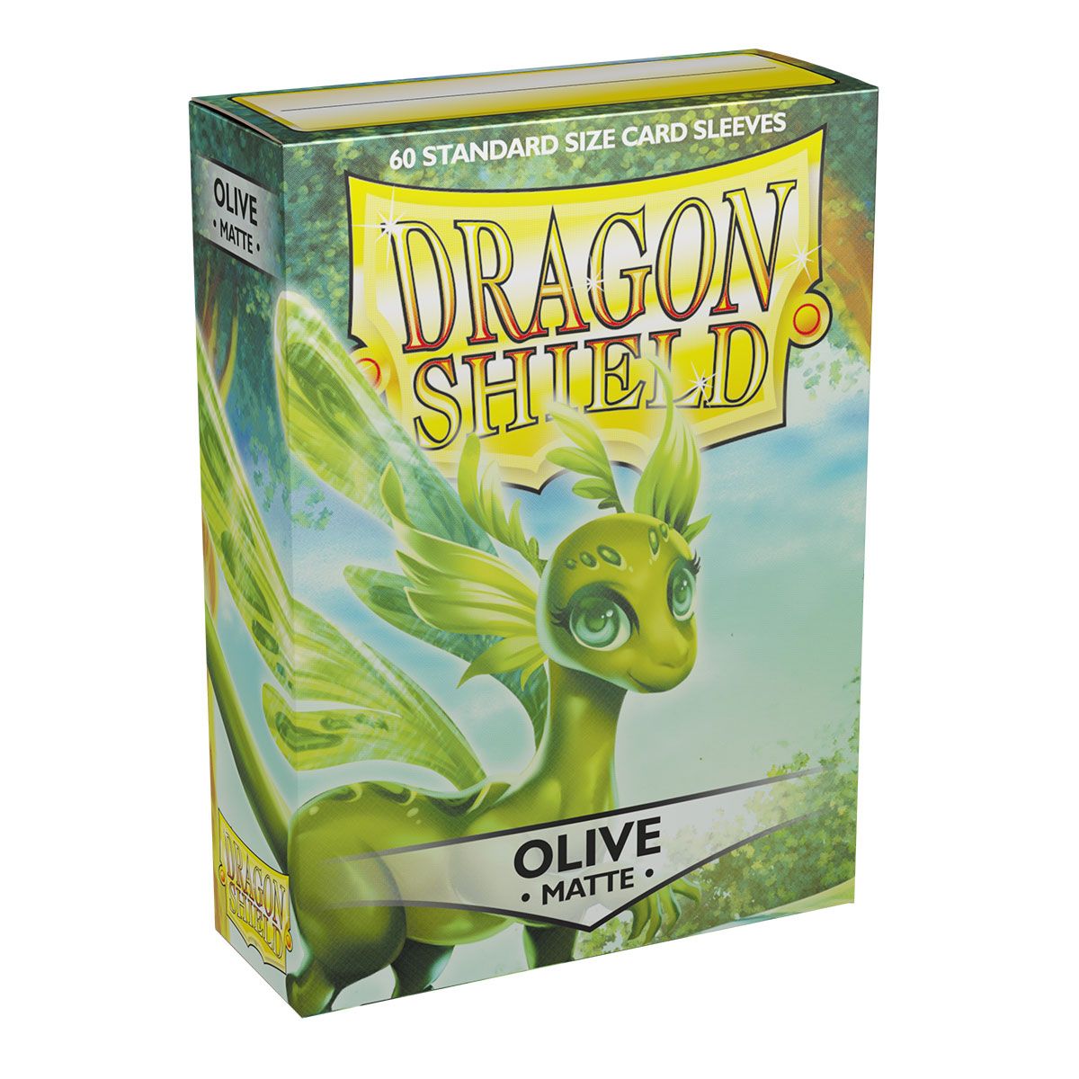 Dragon Shield: Standard 60ct Sleeves - Olive (Matte) | Gamers Paradise