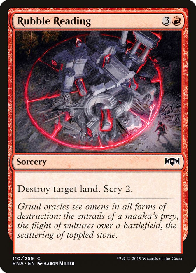 Rubble Reading [Ravnica Allegiance] | Gamers Paradise