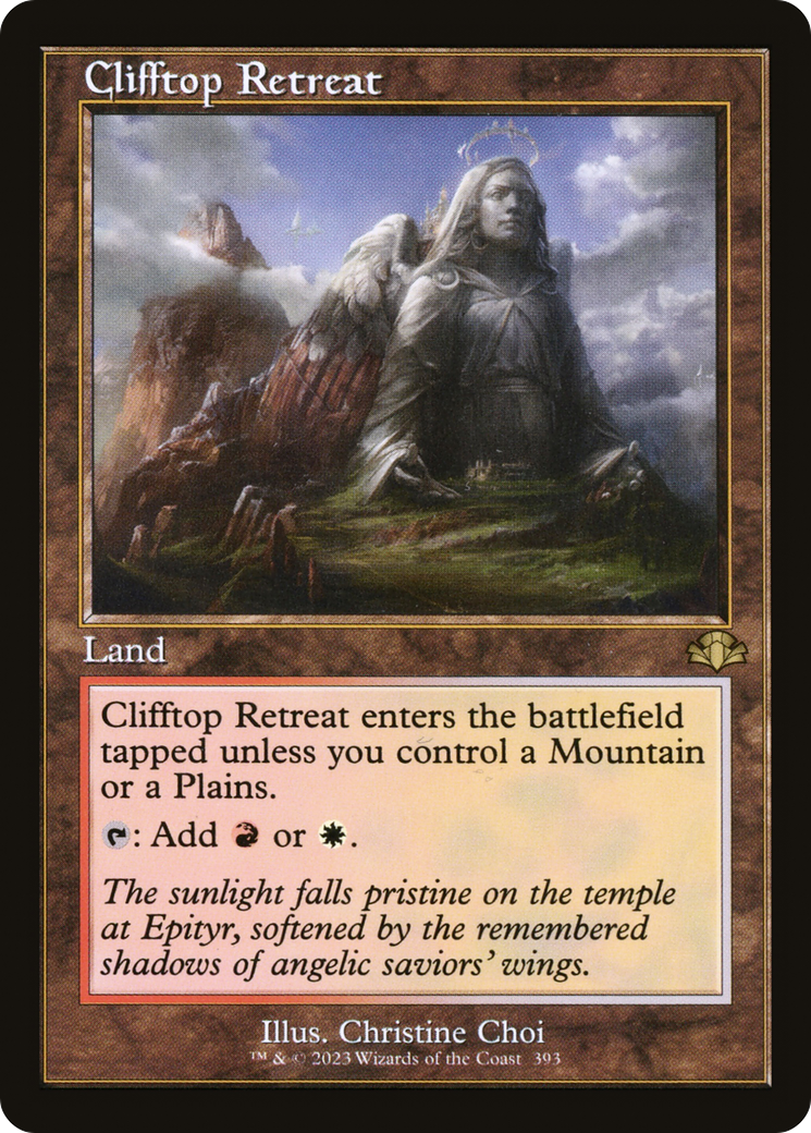 Clifftop Retreat (Retro) [Dominaria Remastered] | Gamers Paradise