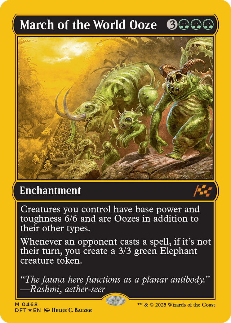 March of the World Ooze (First-Place Foil) [Aetherdrift] | Gamers Paradise