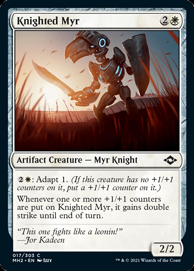 Knighted Myr [Modern Horizons 2] | Gamers Paradise