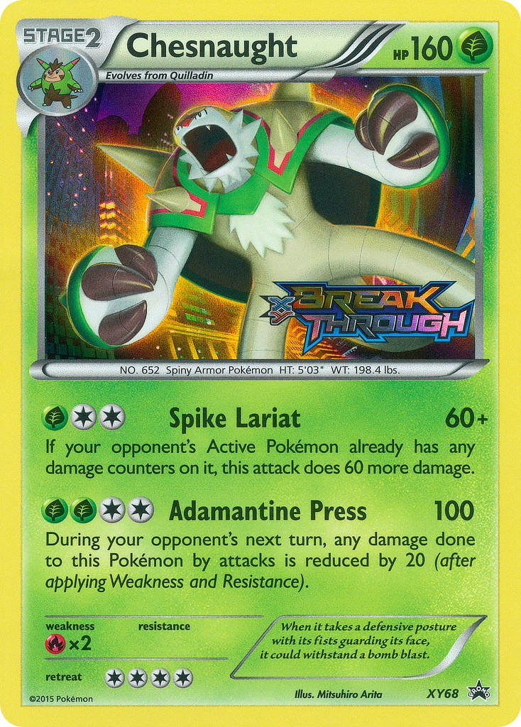 Chesnaught (XY68) [XY: Black Star Promos] | Gamers Paradise