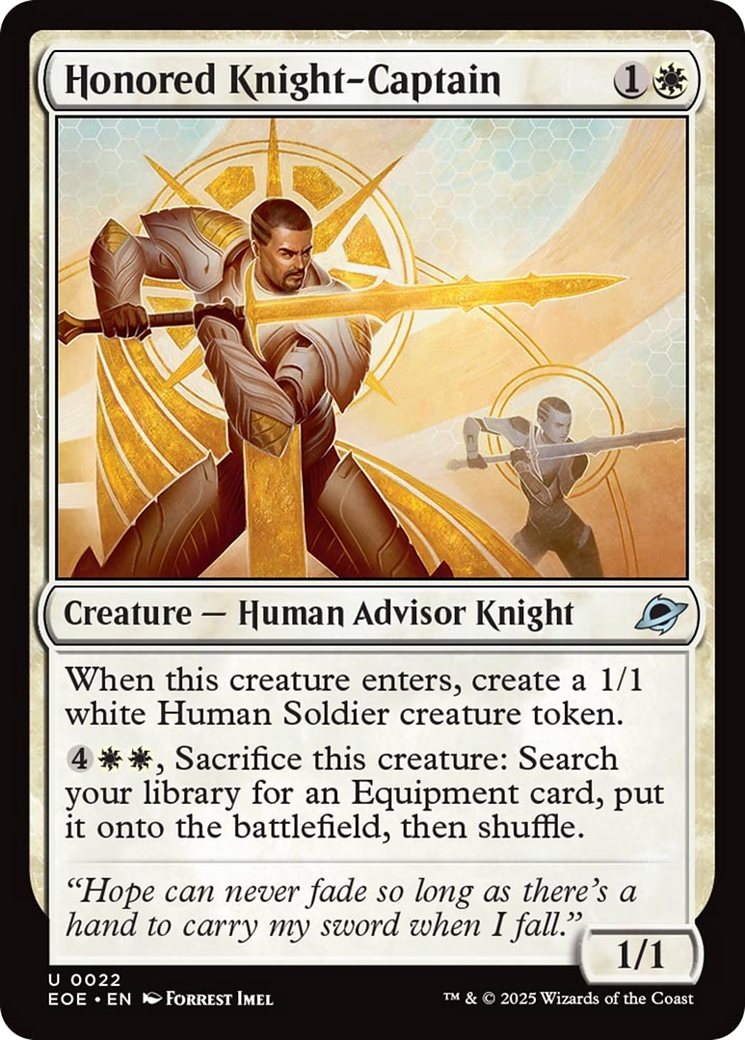 Honored Knight-Captain [Edge of Eternities] | Gamers Paradise