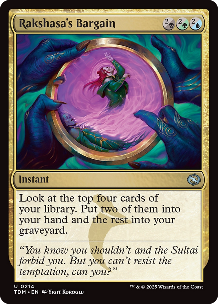 Rakshasa's Bargain [Tarkir: Dragonstorm] | Gamers Paradise