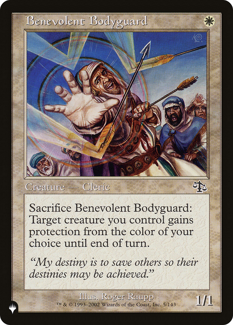 Benevolent Bodyguard [The List Reprints] | Gamers Paradise