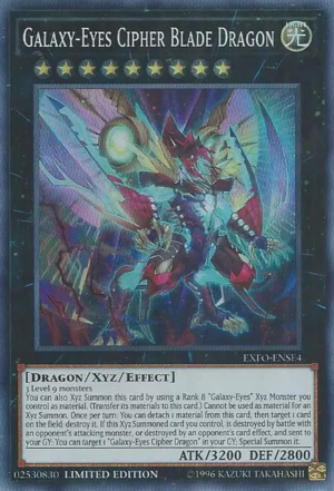 Galaxy-Eyes Cipher Blade Dragon [EXFO-ENSE4] Super Rare | Gamers Paradise
