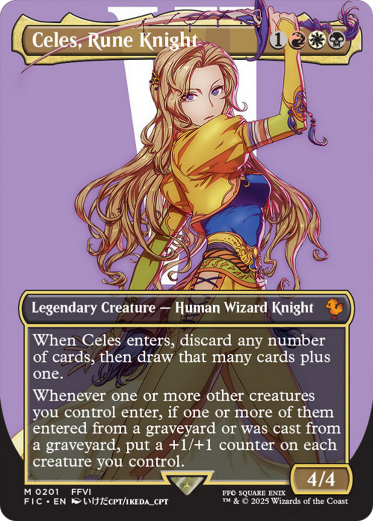 Celes, Rune Knight (Borderless) [FINAL FANTASY Commander] | Gamers Paradise