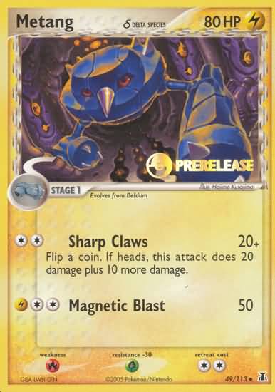 Metang (49/113) (Delta Species) (Prerelease Promo) [EX: Delta Species] | Gamers Paradise