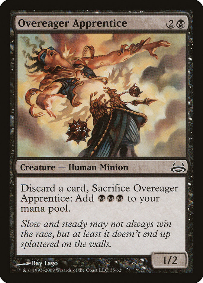 Overeager Apprentice [Duel Decks: Divine vs. Demonic] | Gamers Paradise