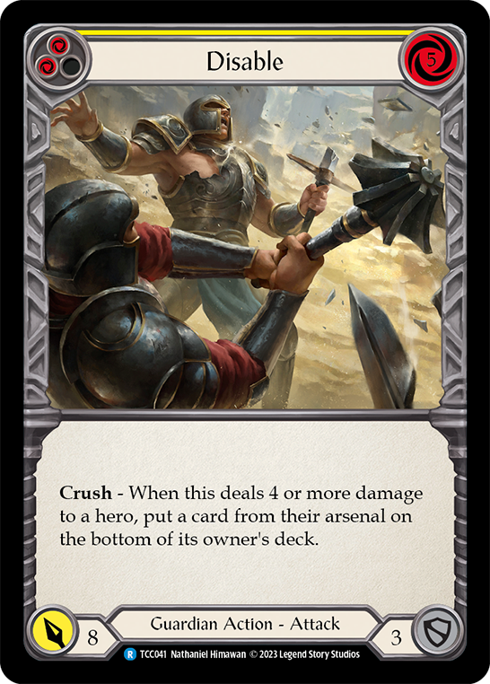 Disable (Yellow) [TCC041] (Round the Table: TCC x LSS) | Gamers Paradise