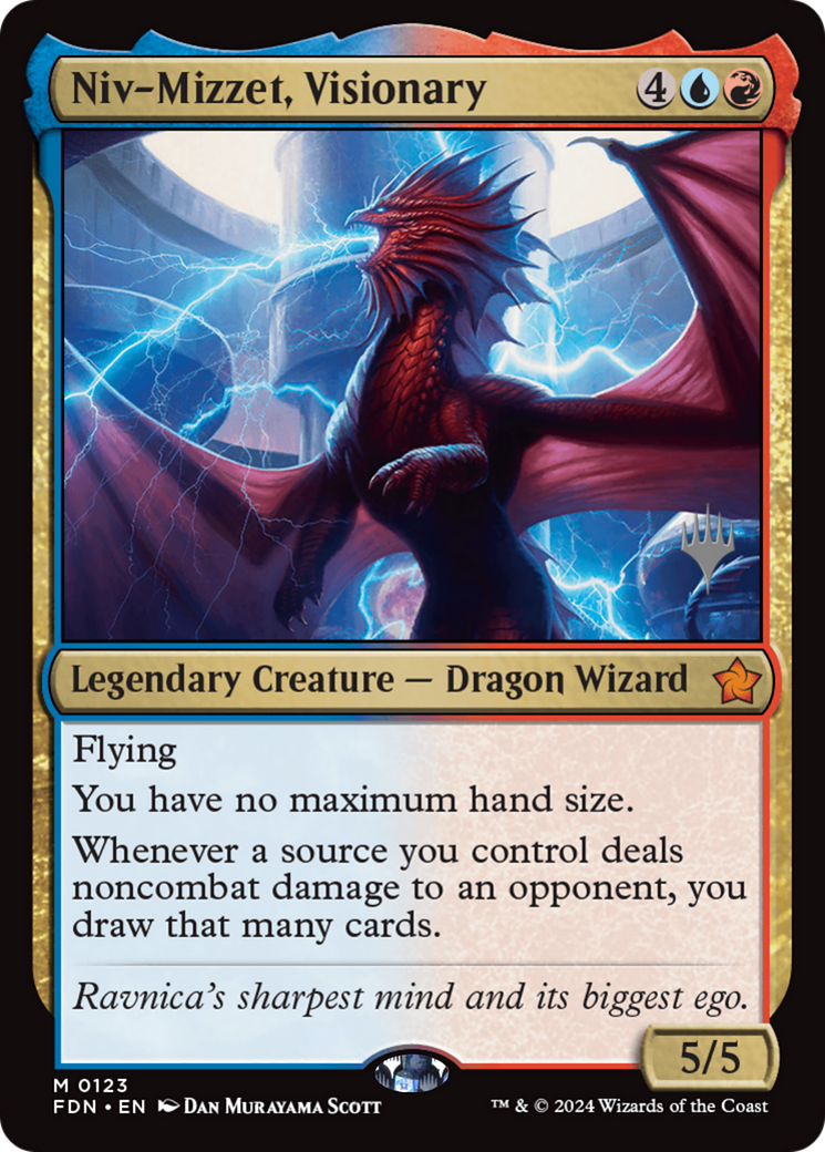 Niv-Mizzet, Visionary (Promo Pack) [Foundations Promos] | Gamers Paradise