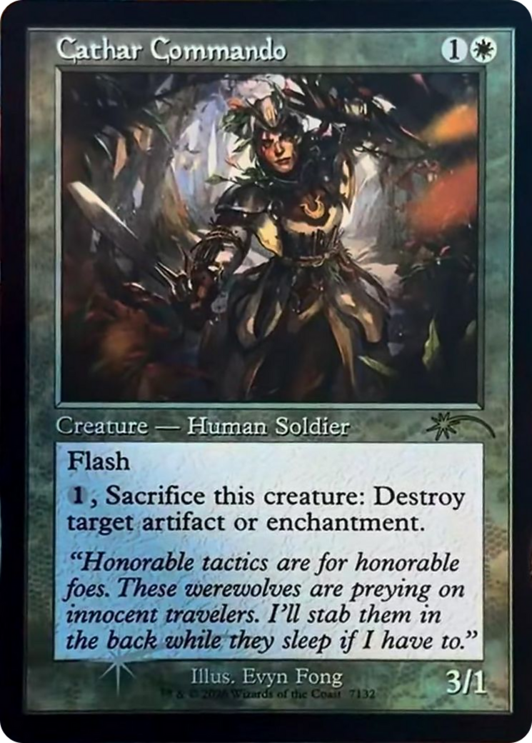 Cathar Commando (Retro Frame) [Secret Lair Drop Series] | Gamers Paradise
