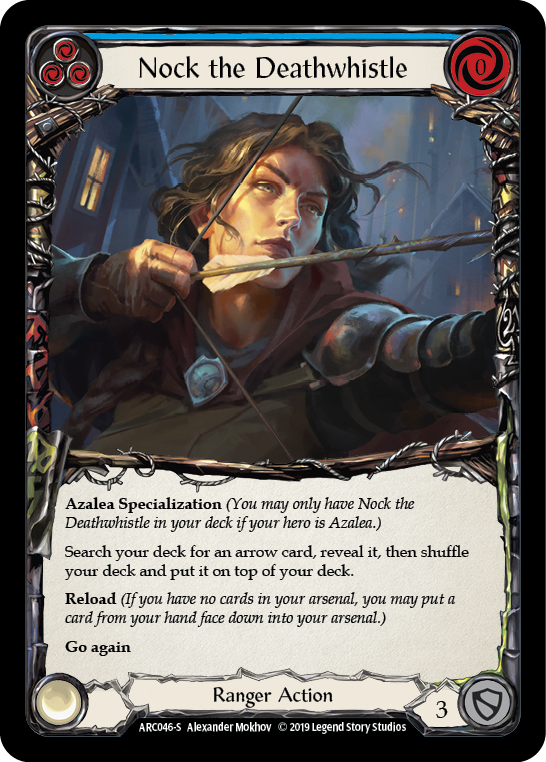 Nock the Deathwhistle [ARC046-S] (Arcane Rising)  1st Edition Normal | Gamers Paradise